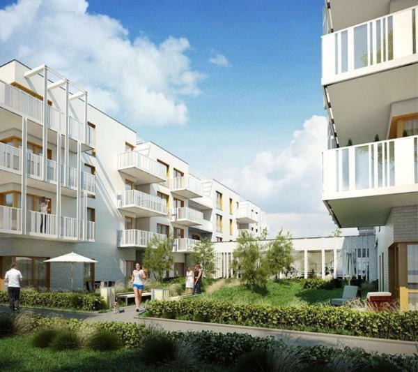 Nap Apartments Mila Baltica Gym&Sauna กดัญสก์ ภายนอก รูปภาพ